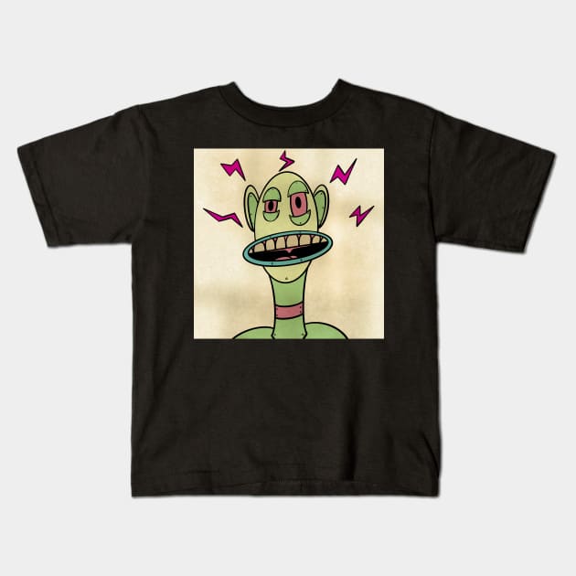 Rusty the Robot Kids T-Shirt by IcarusPoe